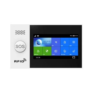 Wi-Fi/GSM/GPRS/ Tuya və Smart Life APP ilə Mühafizə Alarm sistemi Üçün 4,3 düym Sensor Ekran Siqnalizasiya Paneli